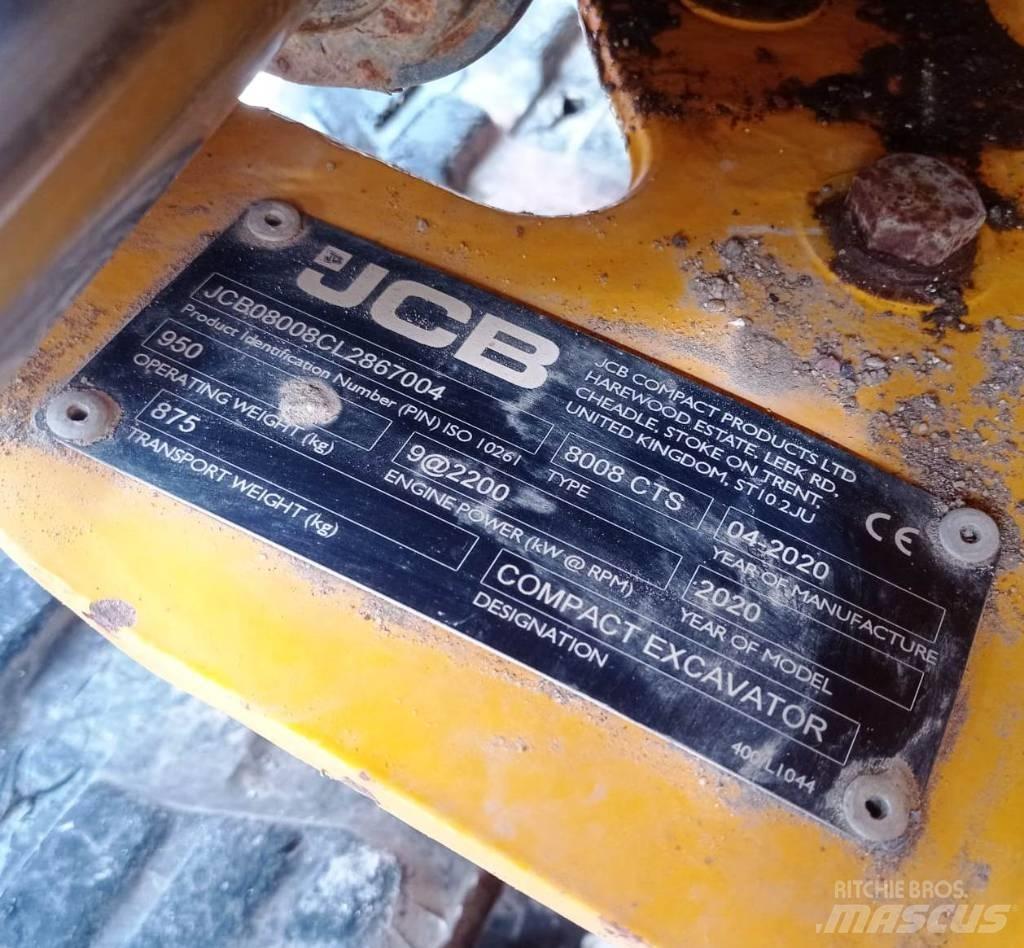 JCB 8008 CTS 소형 굴삭기 7톤 미만