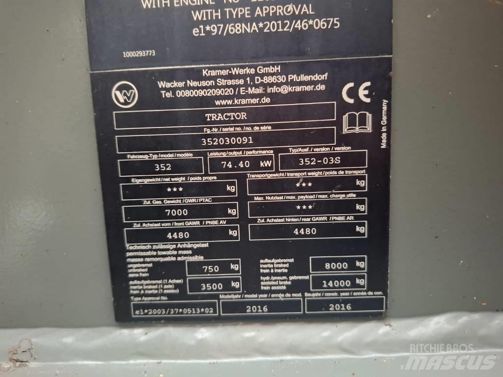 Kramer 8105  휠로우더
