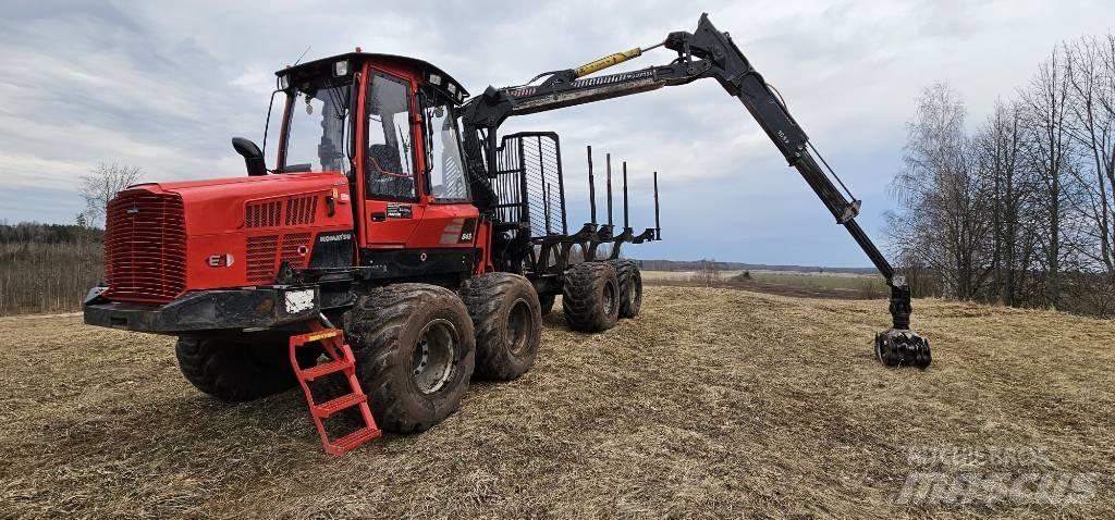 Komatsu 845 원목 포워더