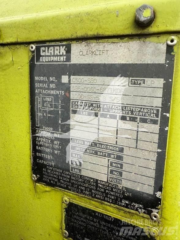 Clark C500S80 디젤 지게차