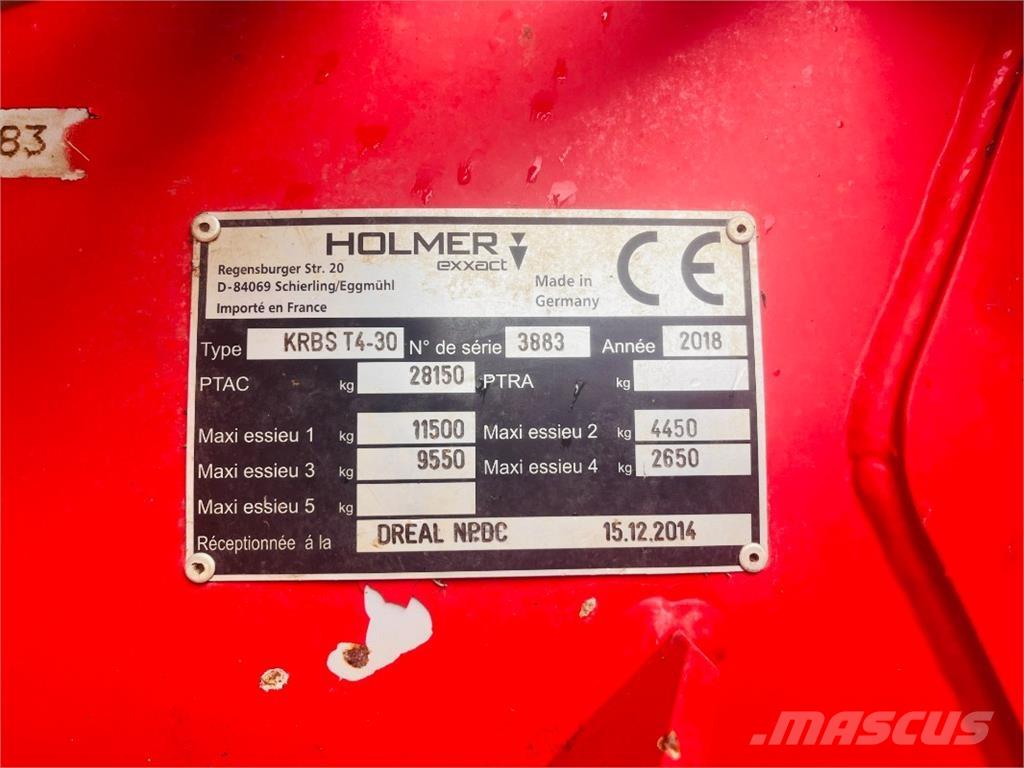 Holmer T4-30 비트 수확기