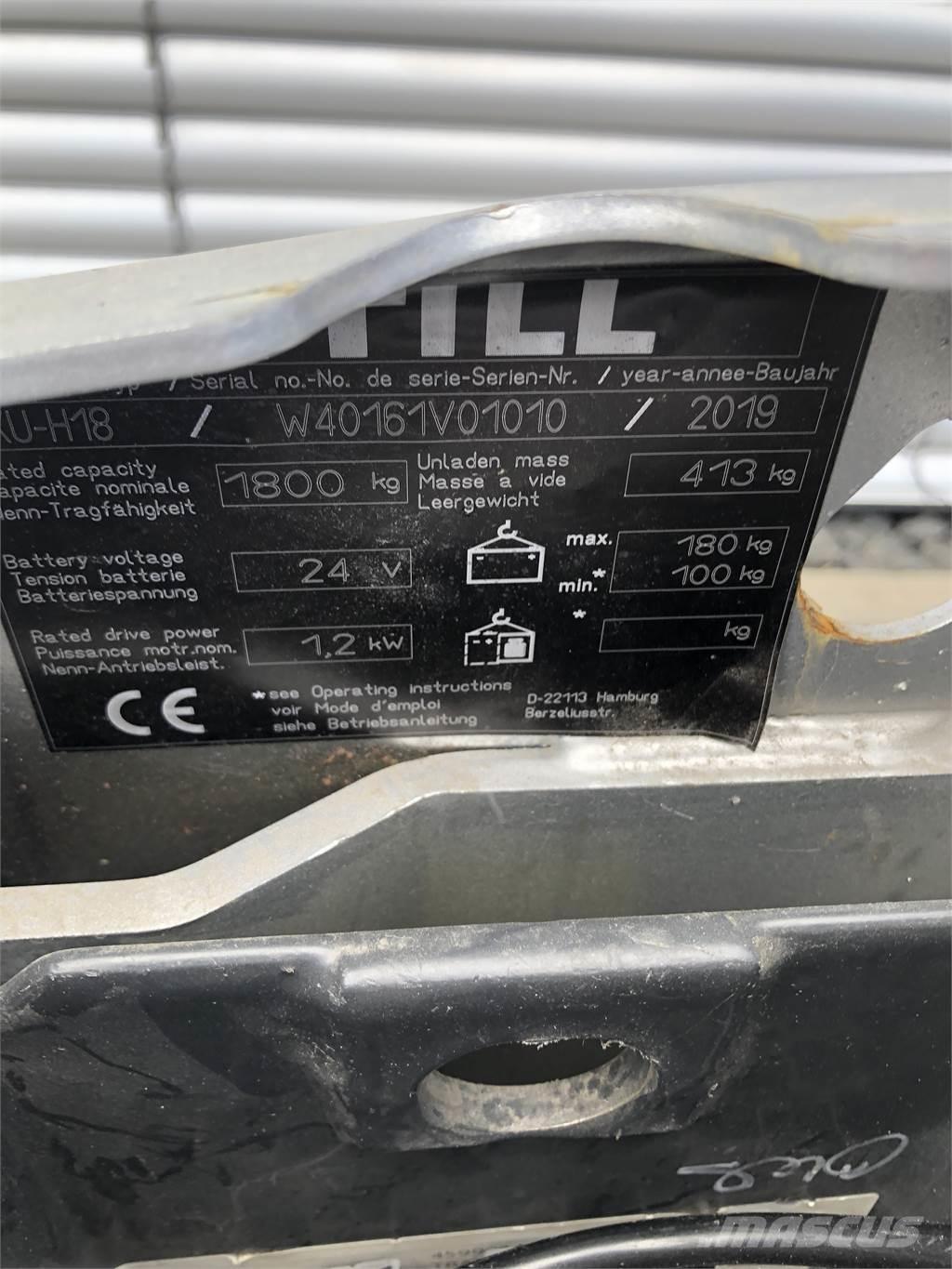Still EXU-H18 포크리프트