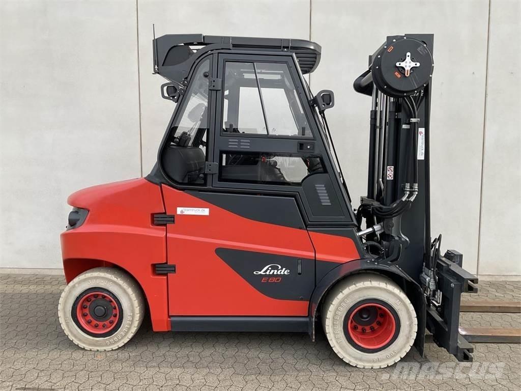 Linde E80-01/900 전동 지게차