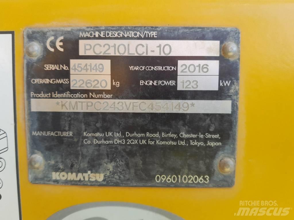 Komatsu PC210LCi-10 대형 굴삭기 29톤 이상