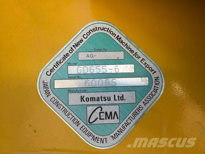 Komatsu GD 655-6 그레이더