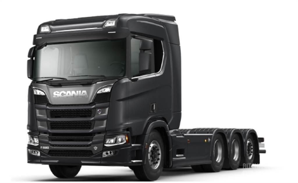 Scania R590 8x4 훅 리프트 트럭