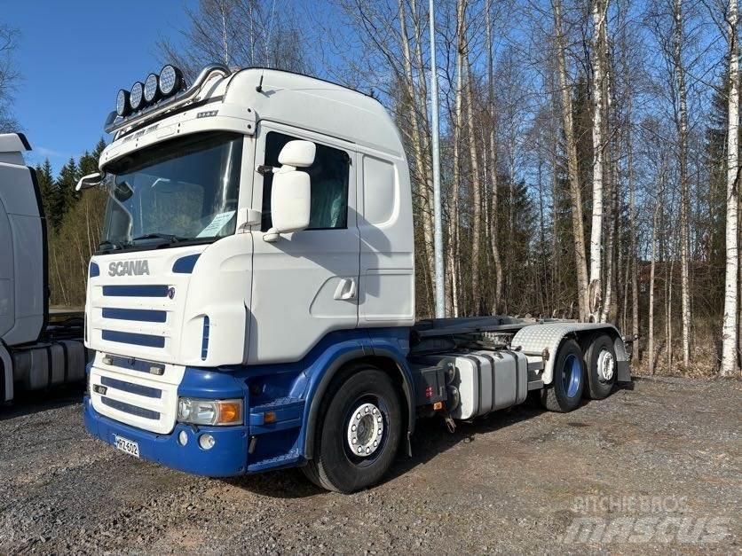 Scania R 480 훅 리프트 트럭