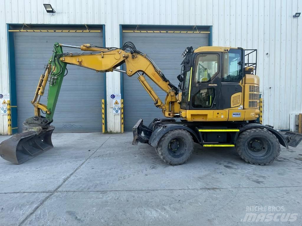 Komatsu PW118-11  휠 굴삭기