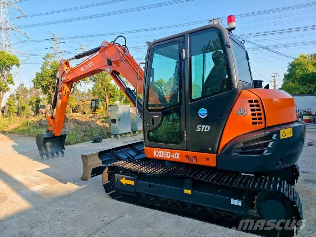 Kubota KX 080-4 소형 굴삭기 7톤 미만