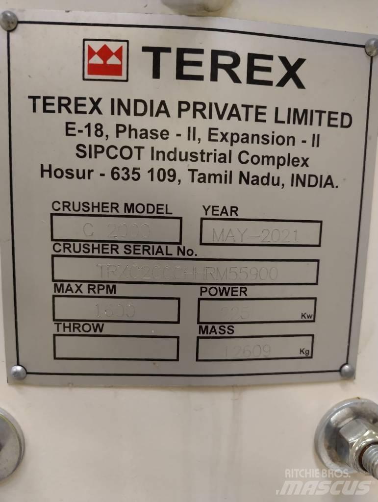 Terex Canica 2000 크러셔