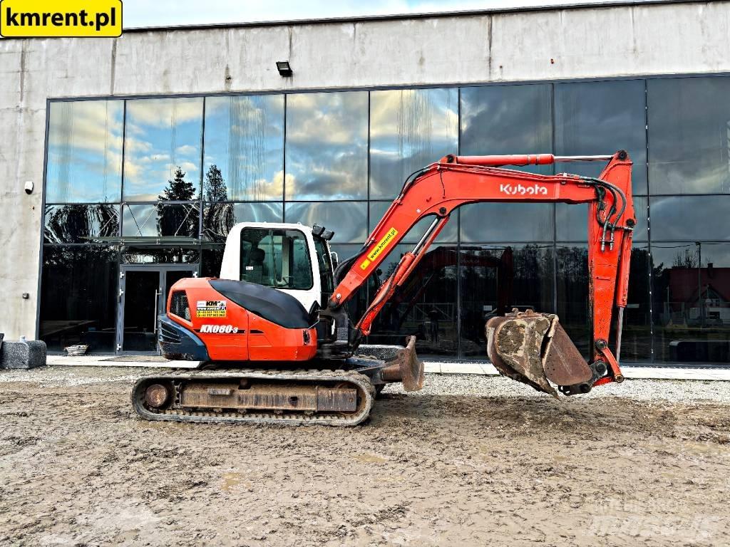 Kubota KX 080-3 중형굴삭기 7톤-28톤