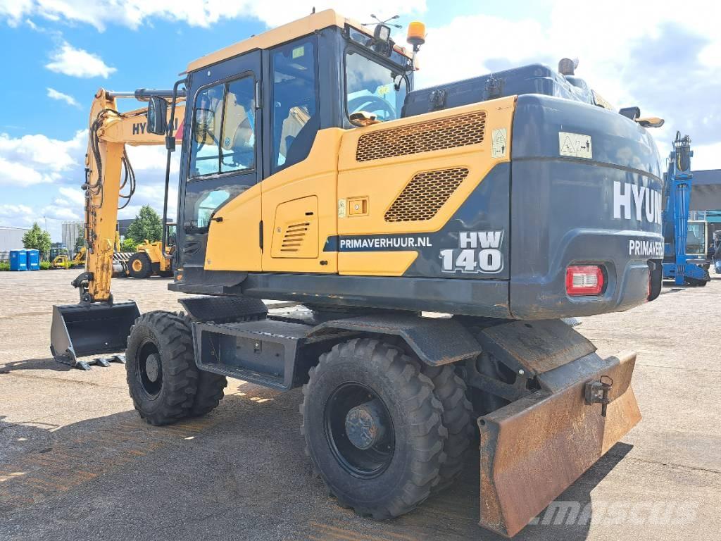 Hyundai HW140  휠 굴삭기