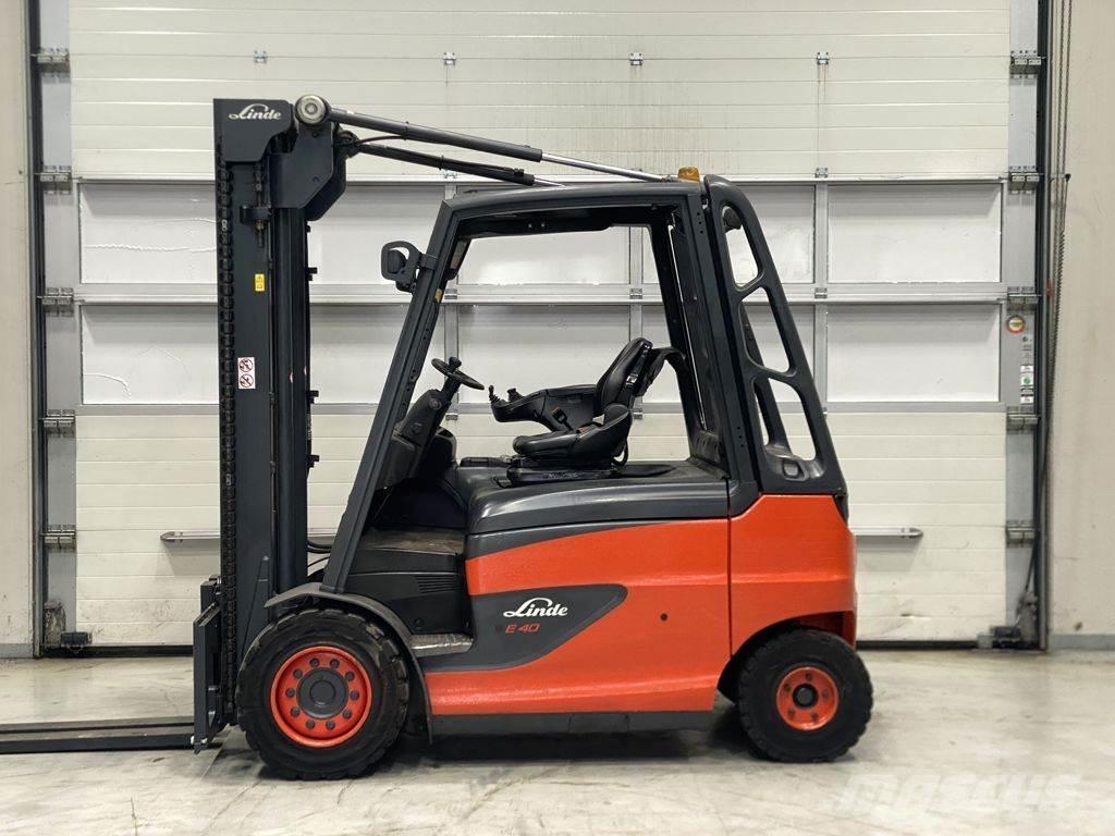 Linde E40H-01/600 전동 지게차