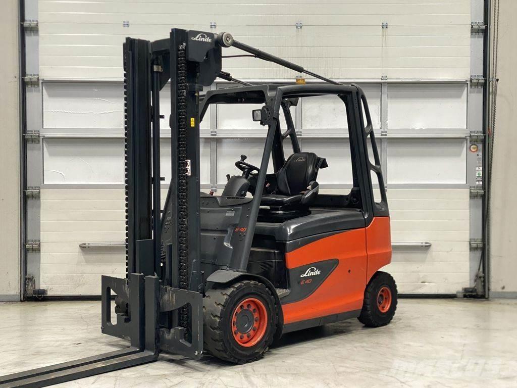 Linde E40H-01/600 전동 지게차