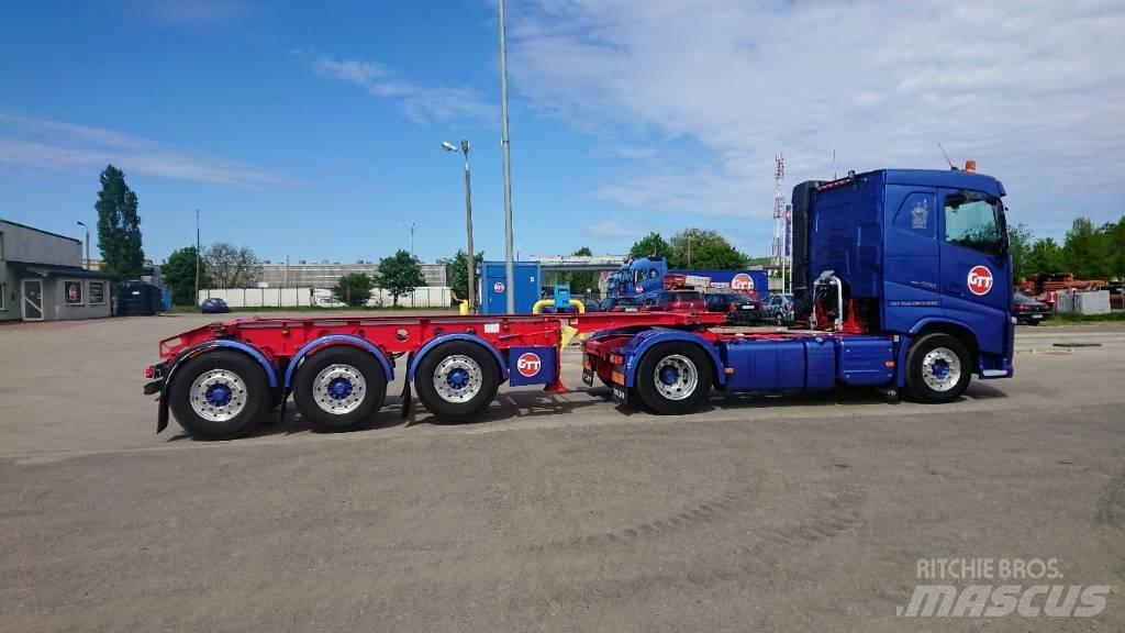 Fliegl SDS 380 스킵 로더 세미 트레일러