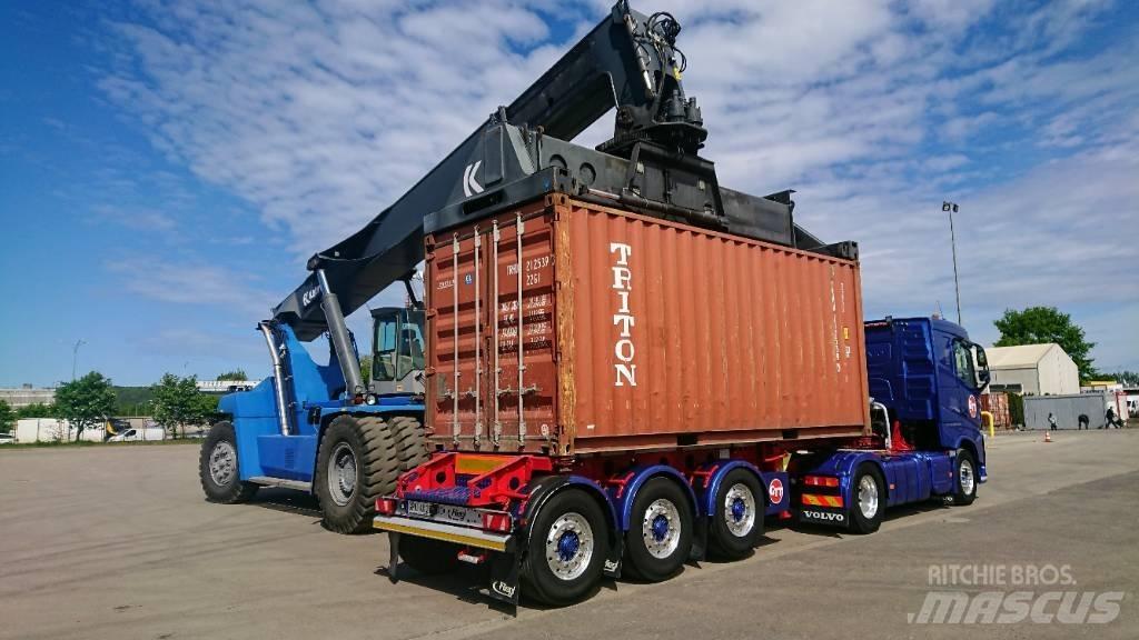 Fliegl SDS 380 스킵 로더 세미 트레일러