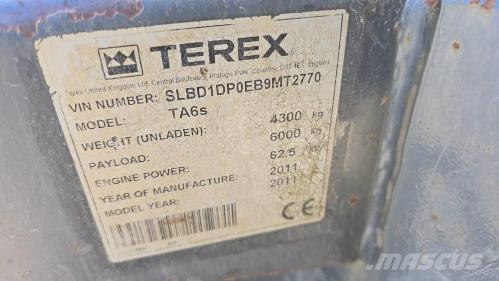 Terex TA 6 건설현장 덤프트럭