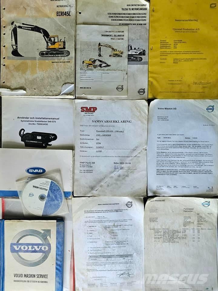Volvo ECR 145 C L 대형 굴삭기 29톤 이상