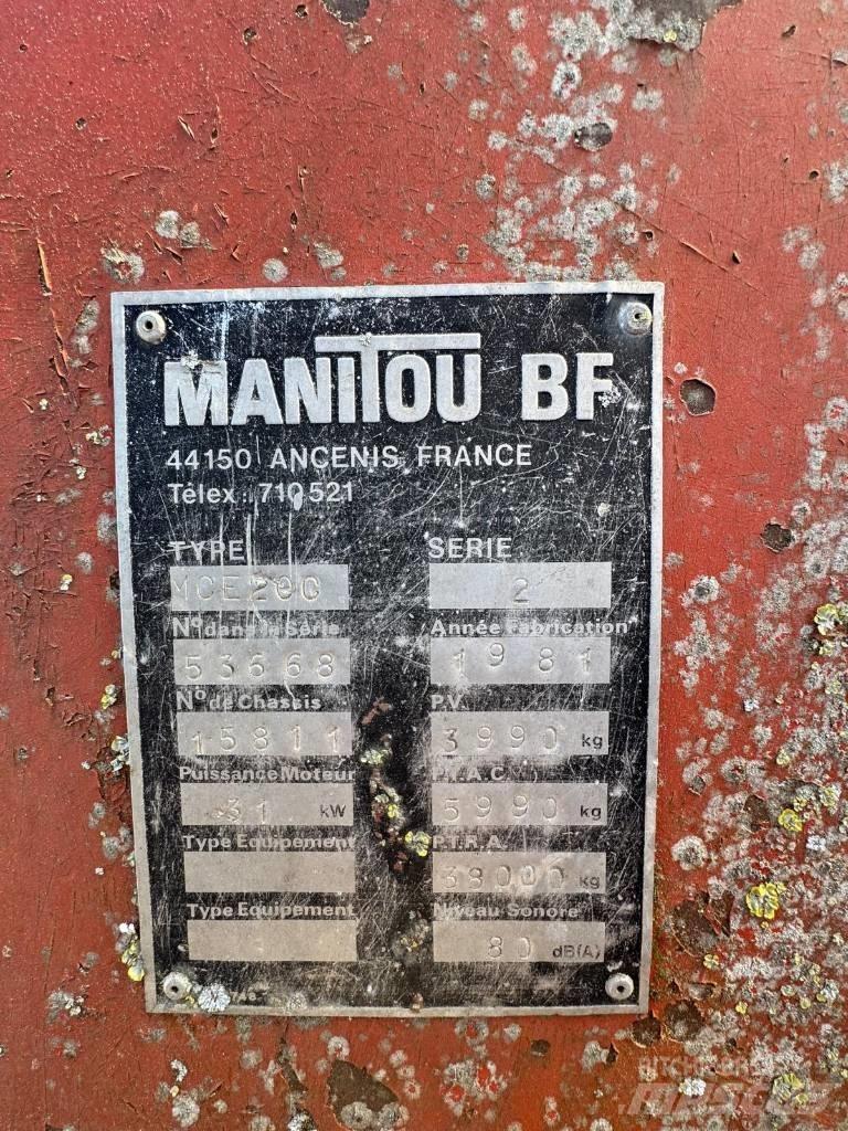 Manitou MCE 20 C 디젤 지게차