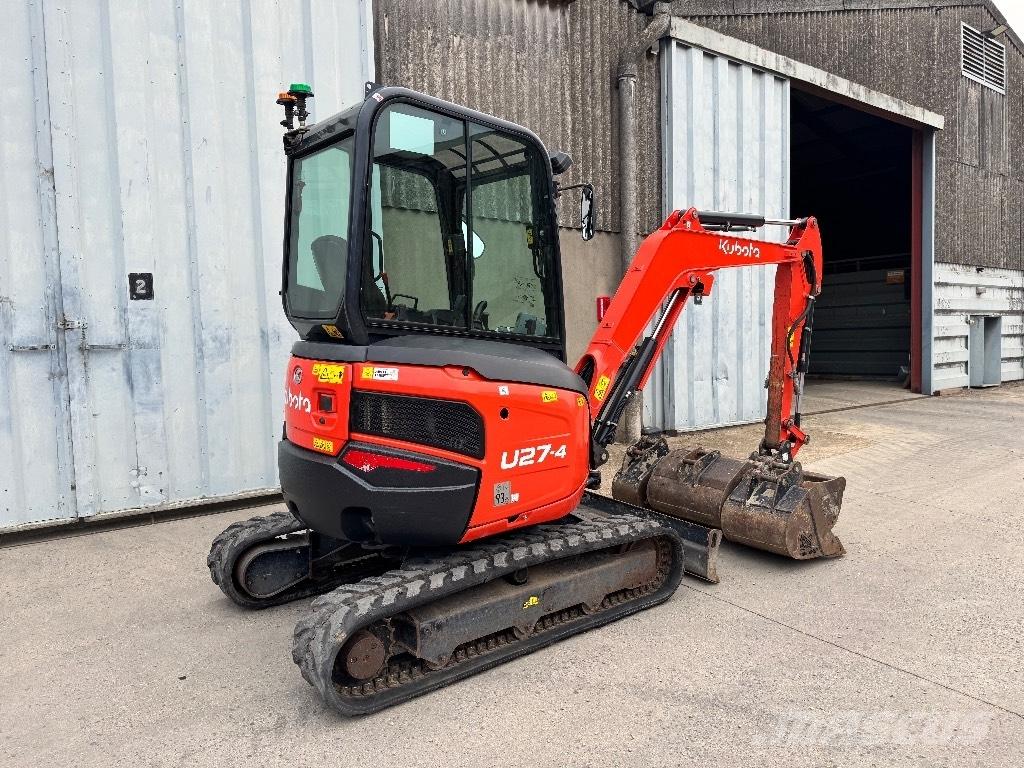 Kubota U 27 소형 굴삭기 7톤 미만