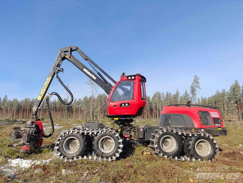 Komatsu 931 XC 원목 하베스터
