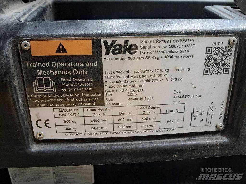 Yale ERP16VT 전동 지게차