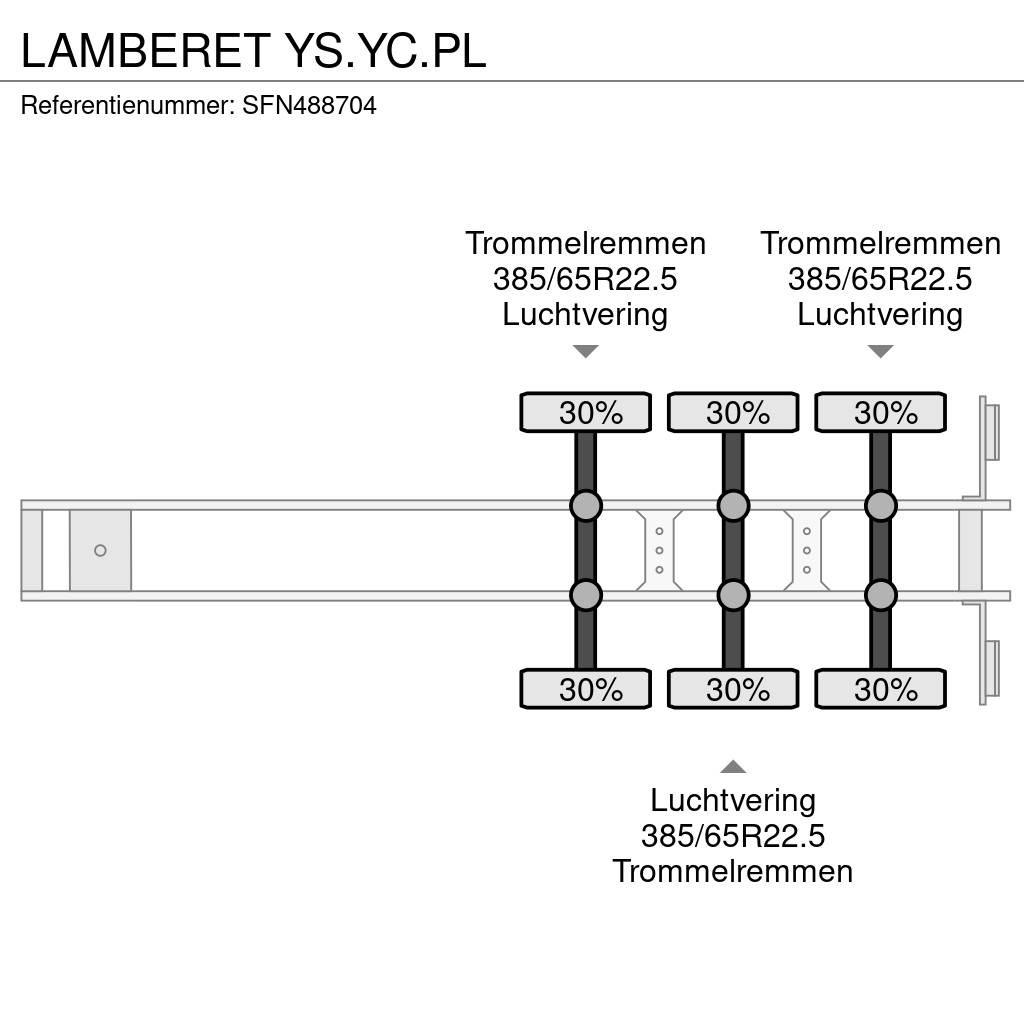 Lamberet YS.YC.PL 온도 조절식 세미 트레일러