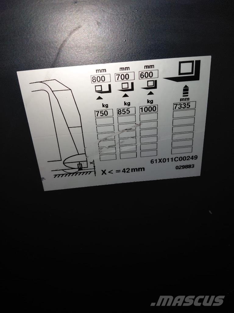 Linde K 10 협로형 트럭