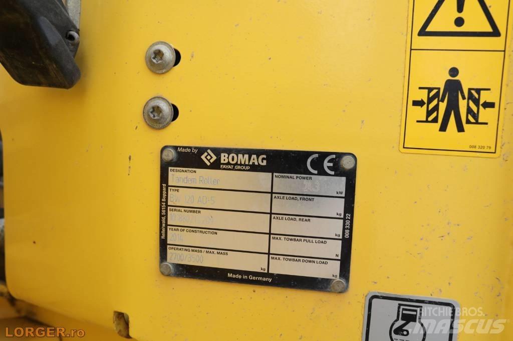 Bomag BW 120 AD-5 트윈 드럼 롤러
