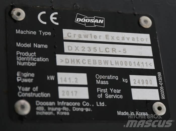 Doosan DX235LCR-5 대형 굴삭기 29톤 이상