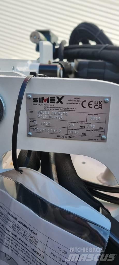 Simex PL1000 아스팔트 기계 부속품