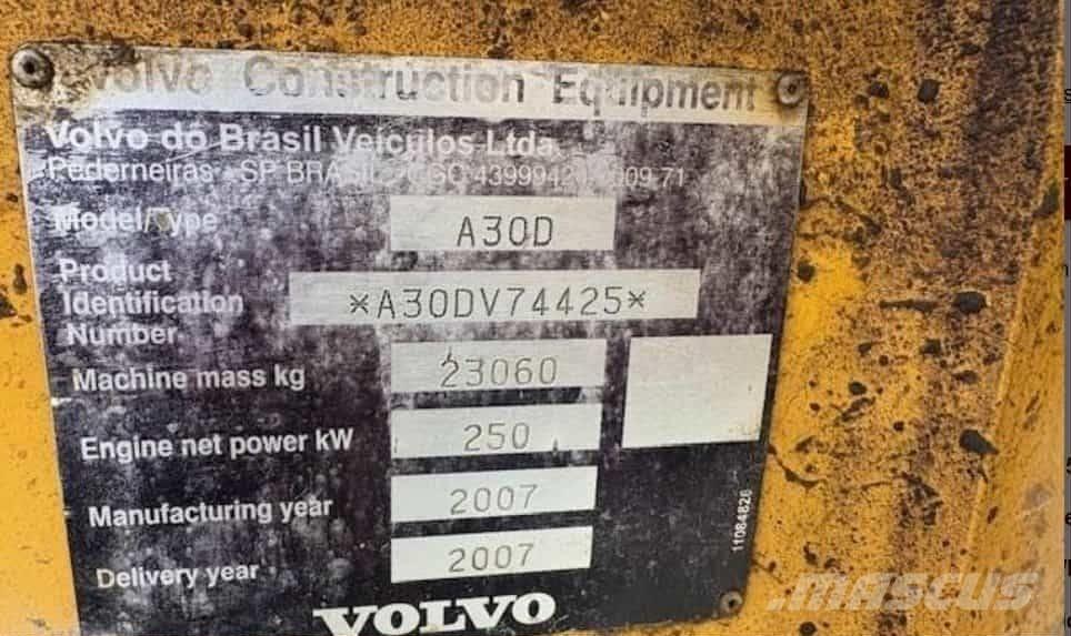 Volvo A 30 D 연결식 홀러