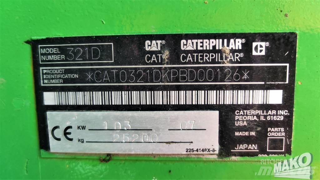 CAT 321 D 대형 굴삭기 29톤 이상