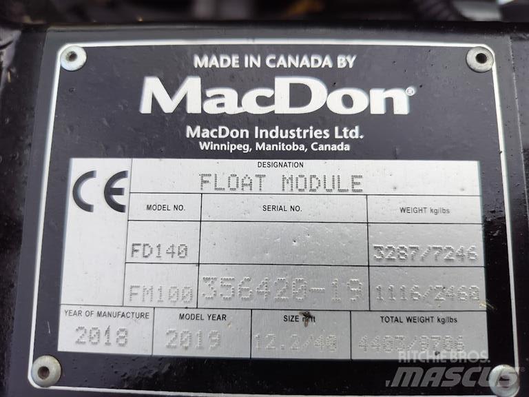MacDon FD 140 콤바인 수확기 부속품