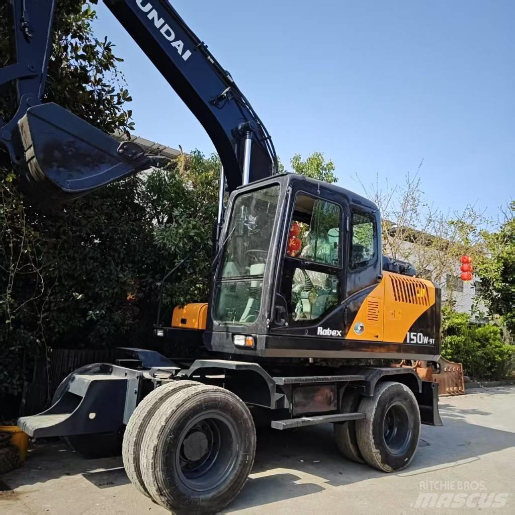 Hyundai r150w-9  휠 굴삭기