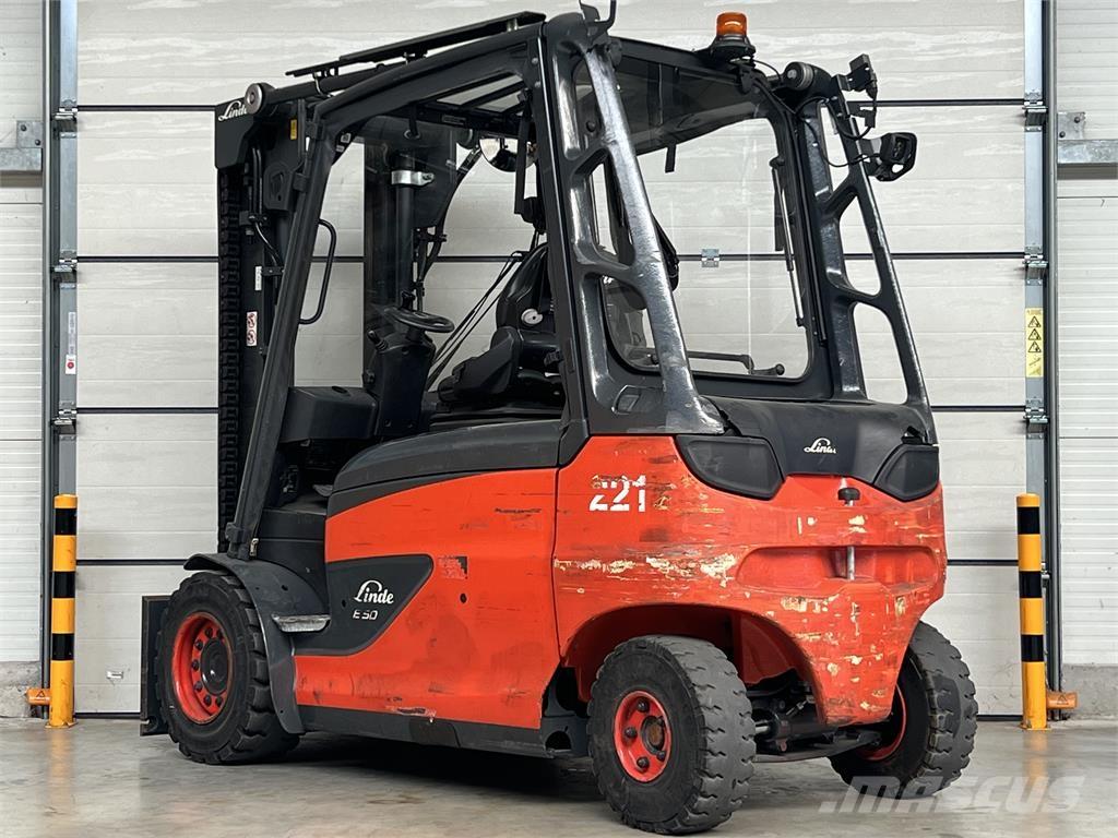 Linde E50HL-01 전동 지게차