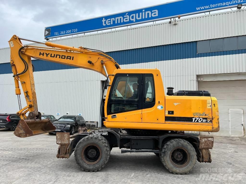 Hyundai R 170W-7  휠 굴삭기