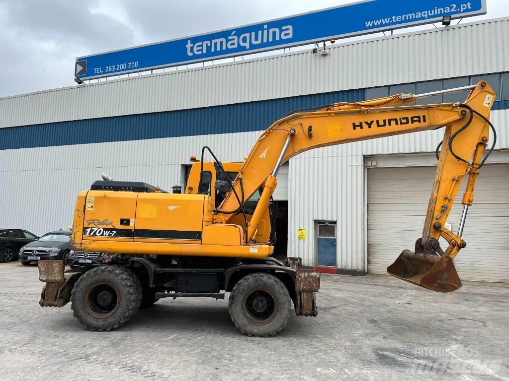 Hyundai R 170W-7  휠 굴삭기