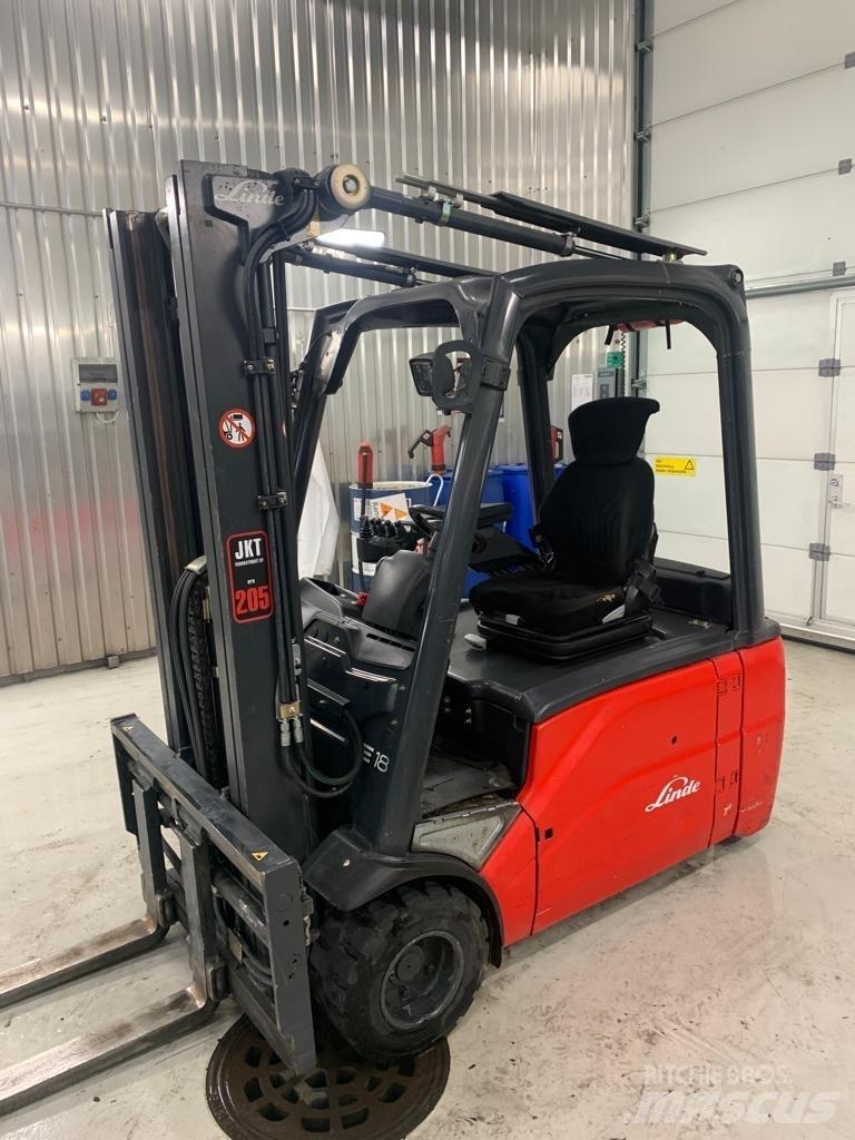 Linde E18 L 전동 지게차