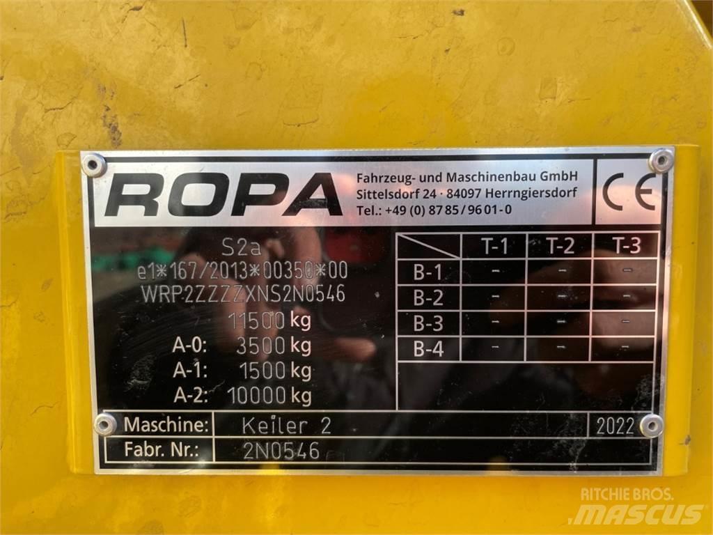 Ropa KEILER 2 감자수확기 및 포테이토디거