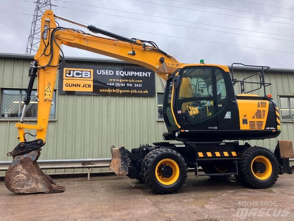 JCB JS145W  휠 굴삭기