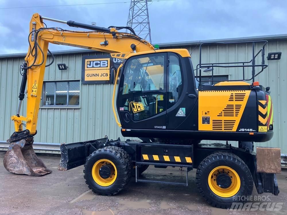 JCB JS145W  휠 굴삭기