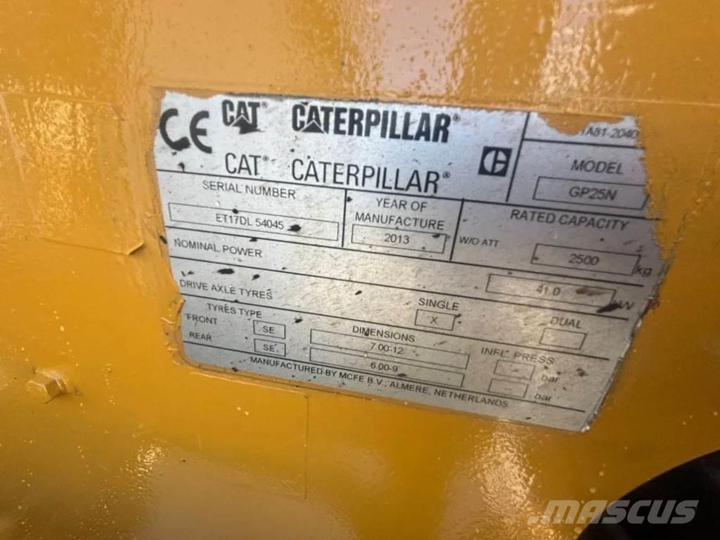 CAT GP25N Heftruck LPG 지게차
