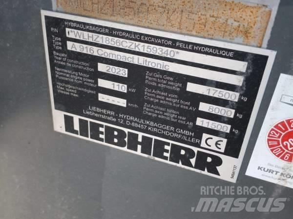 Liebherr A 916 Comp  휠 굴삭기
