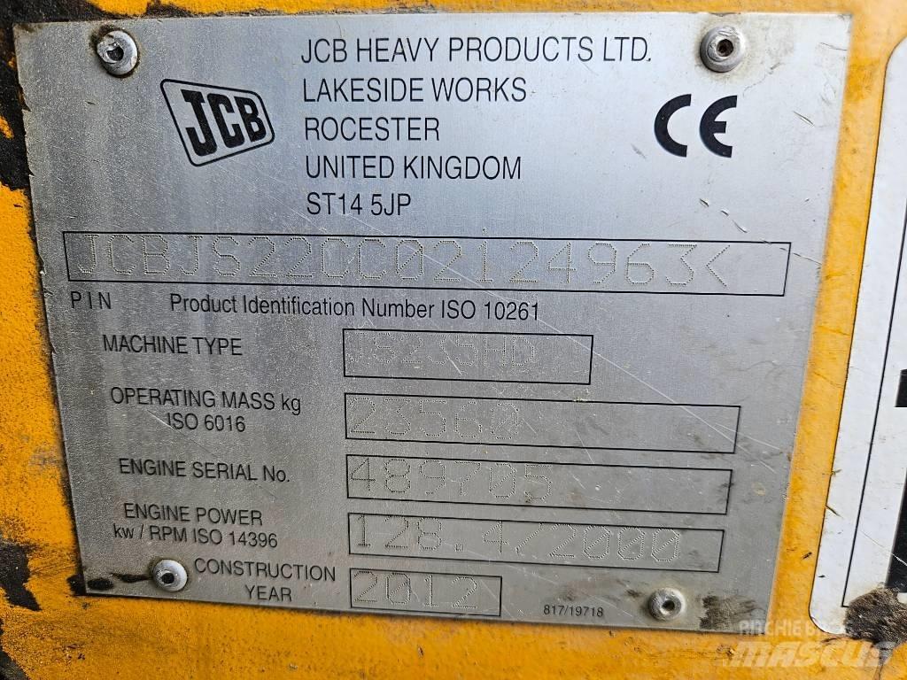 JCB 235 HD 대형 굴삭기 29톤 이상