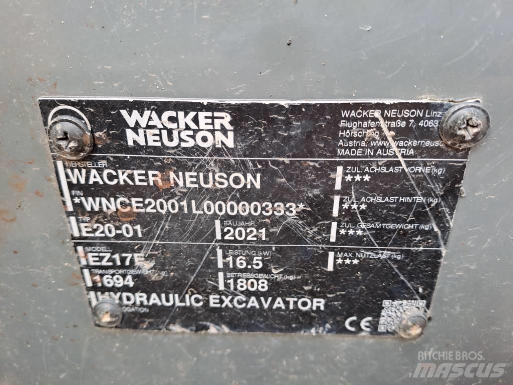 Wacker Neuson EZ17e 대형 굴삭기 29톤 이상