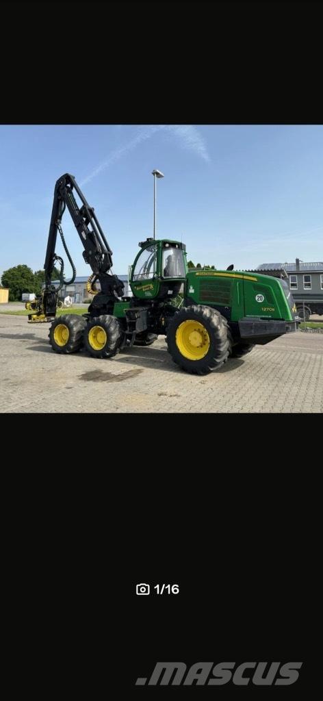John Deere 1270E 원목 하베스터