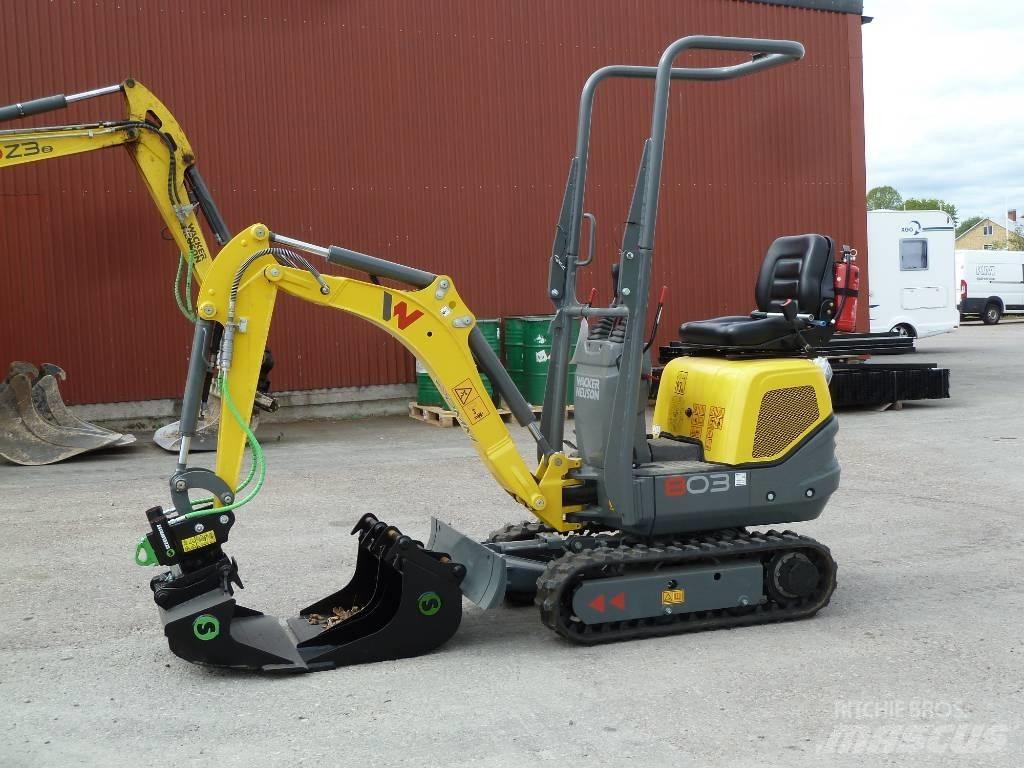 Wacker Neuson 803 소형 굴삭기 7톤 미만