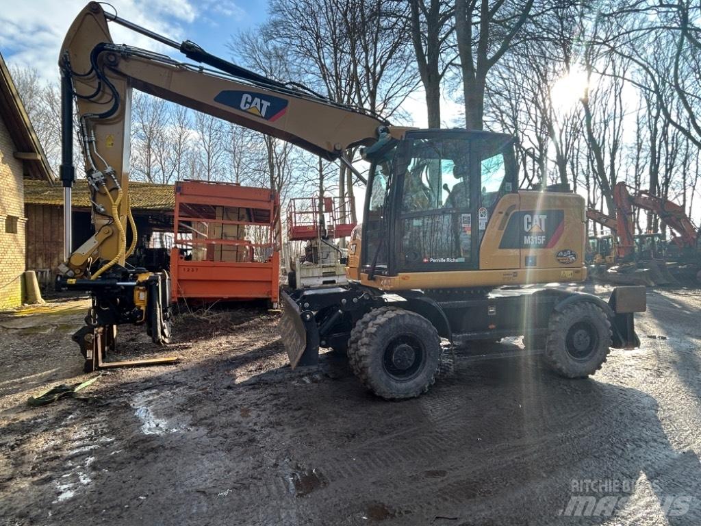 CAT M315  휠 굴삭기