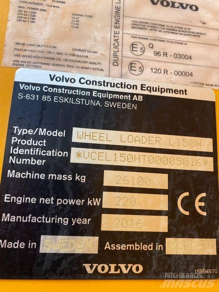 Volvo L 150 H  휠로우더
